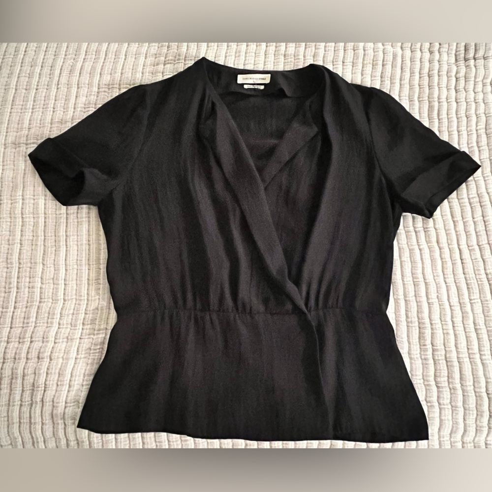 Isabel Marant Etoile peplum/ wrap blouse